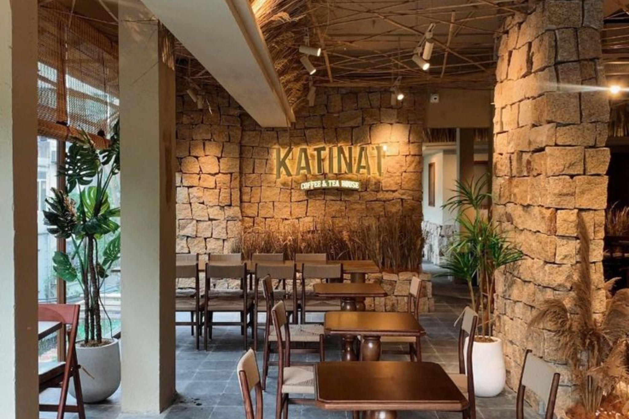 Thiết kế quán cafe phong cách Rustic